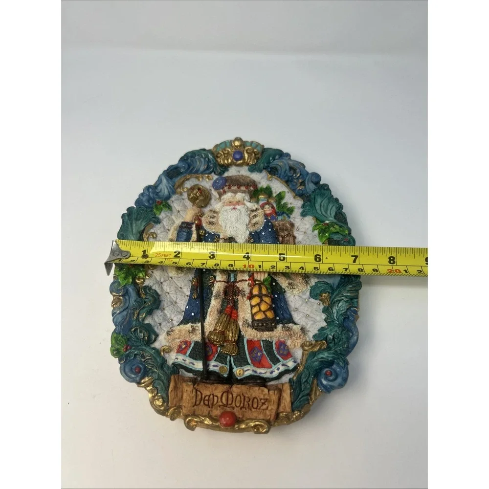 Vintage Legendary Santa's Exclusively From Roman INC Ded Moroz Russia Plate 1996